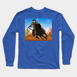 Rodeo Riding On A Horse Long Sleeve T-Shirt